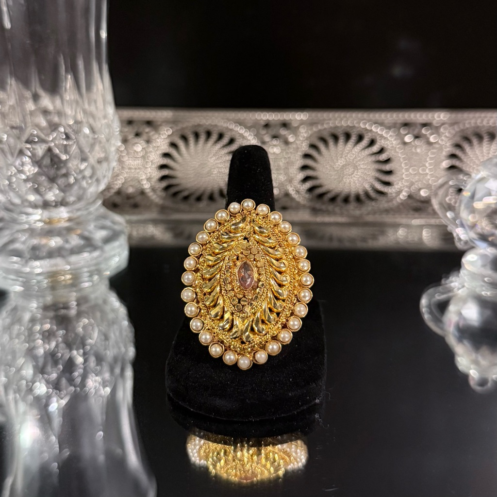 Indian Pakistani Gold Ring